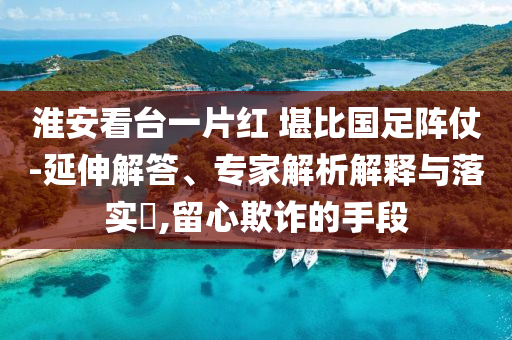 淮安看臺一片紅 堪比國足陣仗-延伸解答、專家解析解釋與落實?,留心欺詐的手段