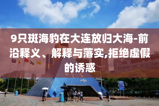 9只斑海豹在大連放歸大海-前沿釋義、解釋與落實(shí),拒絕虛假的誘惑