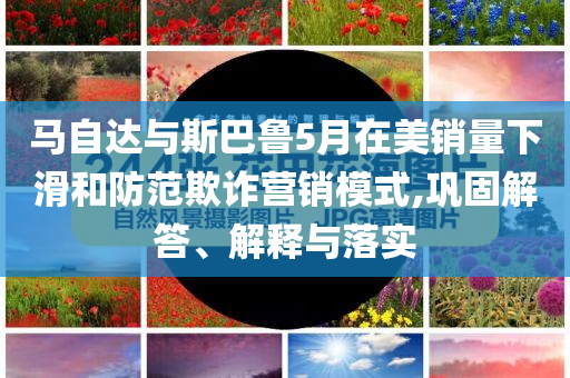 馬自達與斯巴魯5月在美銷量下滑和防范欺詐營銷模式,鞏固解答、解釋與落實