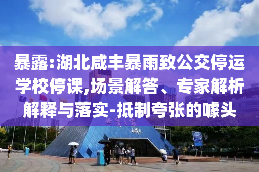 暴露:湖北咸豐暴雨致公交停運(yùn)學(xué)校停課,場(chǎng)景解答、專家解析解釋與落實(shí)-抵制夸張的噱頭