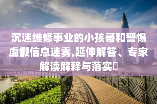 沉迷維修事業(yè)的小孩哥和警惕虛假信息迷霧,延伸解答、專家解讀解釋與落實(shí)?