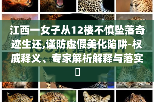 江西一女子從12樓不慎墜落奇跡生還,謹(jǐn)防虛假美化陷阱-權(quán)威釋義、專(zhuān)家解析解釋與落實(shí)?