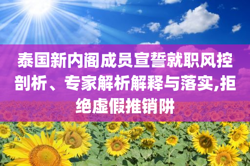 泰國(guó)新內(nèi)閣成員宣誓就職風(fēng)控剖析、專(zhuān)家解析解釋與落實(shí),拒絕虛假推銷(xiāo)阱